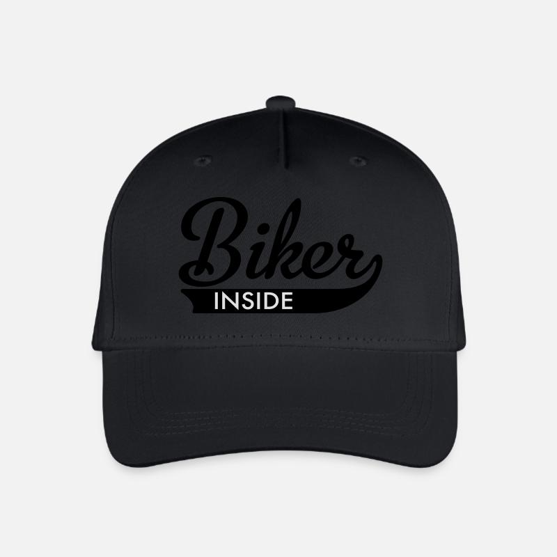 biker - Kinder Bio Basecap - Schwarz