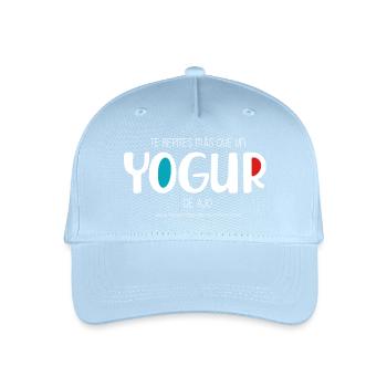 Garlic yogurt (dark) - Organic Kids’ Baseball Cap - light blue - Front