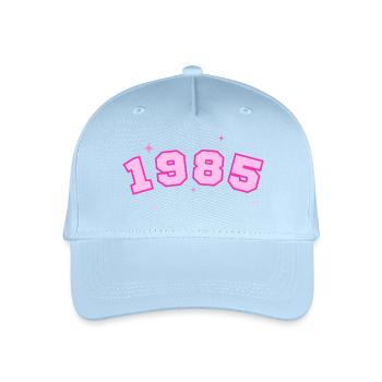1985 Rosenstern - Kinder Bio Basecap - Hellblau - Vorne