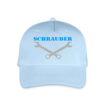 Schrauber , Kultschrauber ........................ - Kinder Bio Basecap - Hellblau - Vorne
