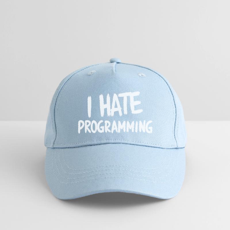 Ich hasse Programmieren, spaßiger PC-CPU-Programmierer Kinder Bio Basecap