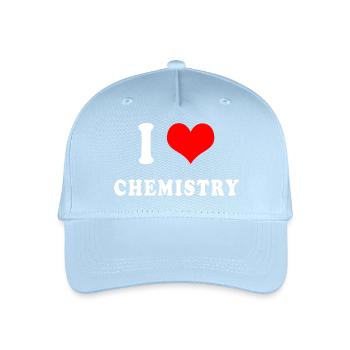I love chemistry - Organic Kids’ Baseball Cap - light blue - Front