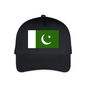 Pakistan National Flagge - Kinder Bio Basecap - Schwarz - Vorne