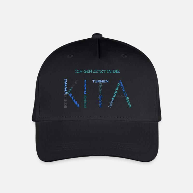 Kita2 - Kinder Bio Basecap - Schwarz