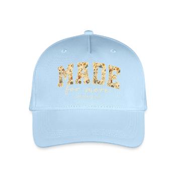 Made for More Bibelzitat Blüten - Kinder Bio Basecap - Hellblau - Vorne