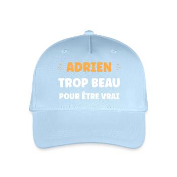Adrien too good to be true - Organic Kids’ Baseball Cap - light blue - Front
