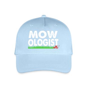 Pelouse (prairie) Tondeuse à gazon - Casquette de baseball bio Enfant - bleu clair - Devant