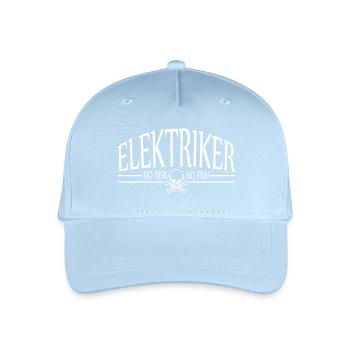 Elektriker - Kinder Bio Basecap - Hellblau - Vorne
