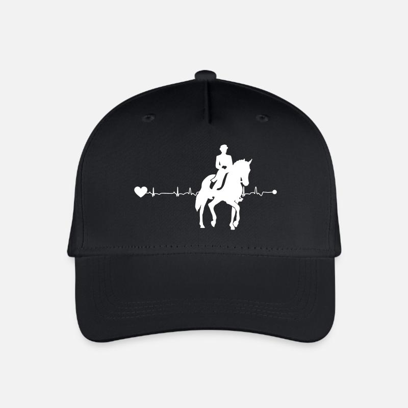 Heartline Dressur - Kinder Bio Basecap - Schwarz