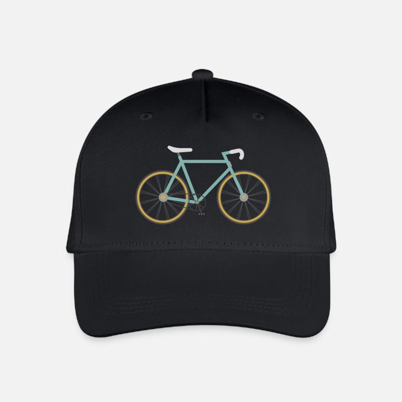 Rennrad / Singlespeed / Fahrrad - Kinder Bio Basecap - Schwarz