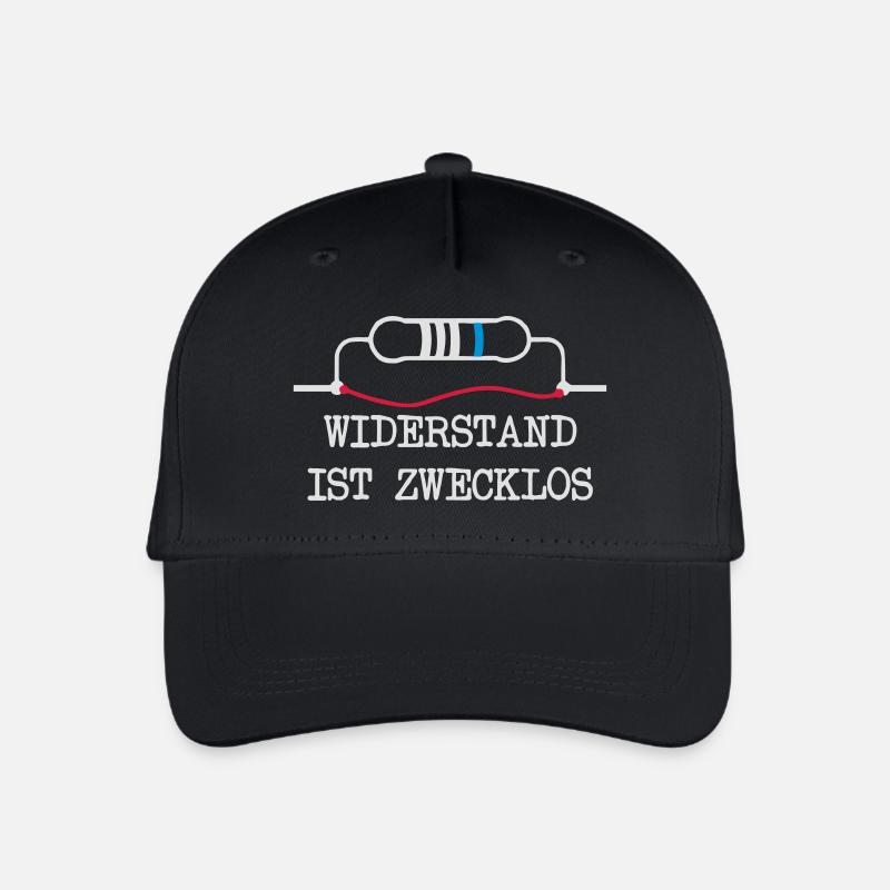 Widerstand ist zwecklos - Kinder Bio Basecap - Schwarz