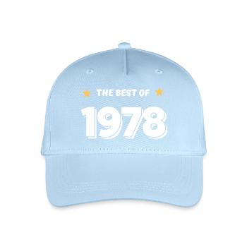 Best of 1978 - Casquette de baseball bio Enfant - bleu clair - Devant