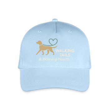 Dog sitter Service de garde d’animaux - Casquette de baseball bio Enfant - bleu clair - Devant