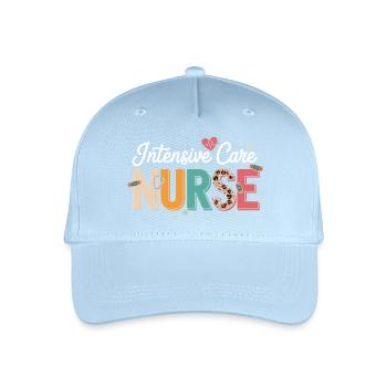 Intensive Care Nurse Farbenfroh - Kinder Bio Basecap - Hellblau - Vorne