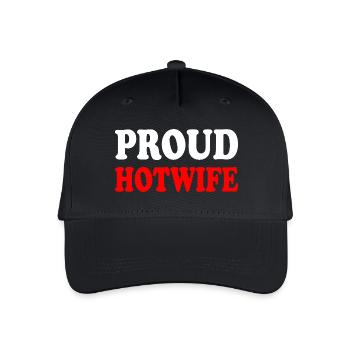 proud hotwife - Organic Kids’ Baseball Cap - black - Front