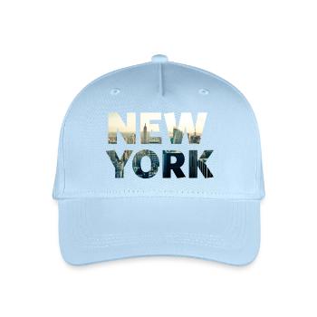 new york - Kinder Bio Basecap - Hellblau - Vorne