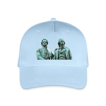 Weimar Göthe Schiller monument - Organic Kids’ Baseball Cap - light blue - Front