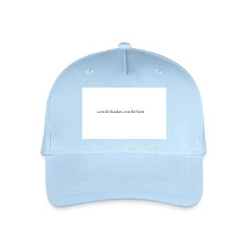 Beide Seiten gewinnen - Kinder Bio Basecap - Hellblau - Vorne