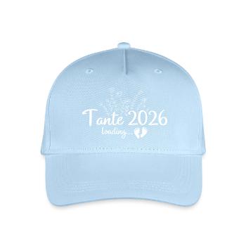 Expectant Aunt 2026 - Announce Pregnancy - Organic Kids’ Baseball Cap - light blue - Front