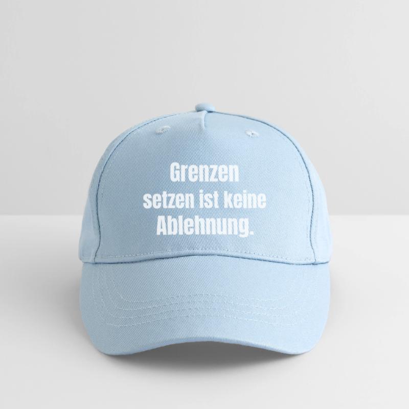 Setting Boundaries: Plain Text Typo Organic Kids’ Baseball Cap