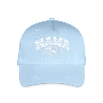 Monster Truck Mama Coole Mutter Offroad Design - Kinder Bio Basecap - Hellblau - Vorne