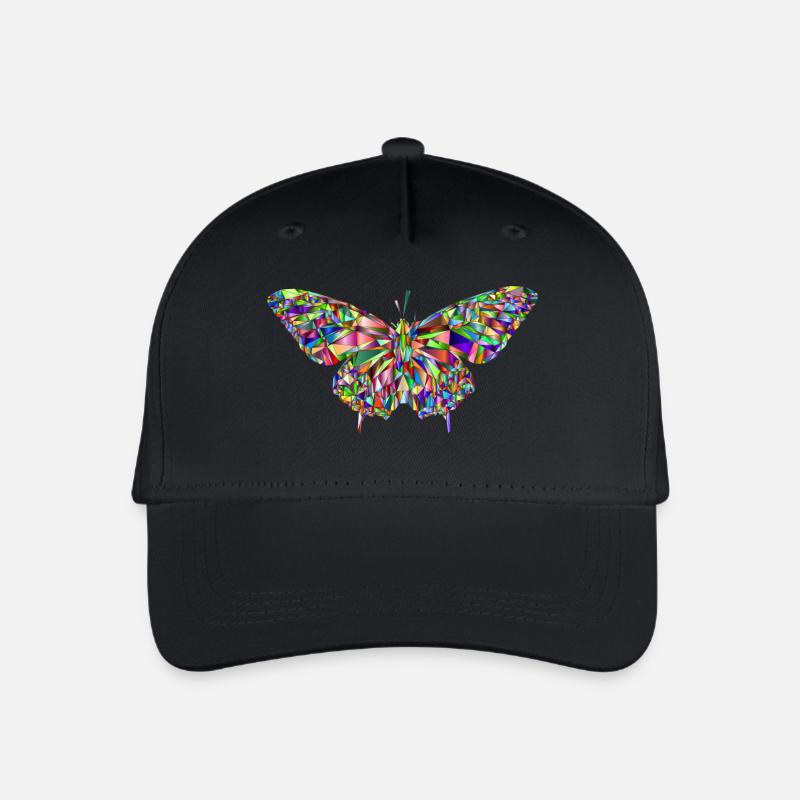 schmetterling - Kinder Bio Basecap - Schwarz