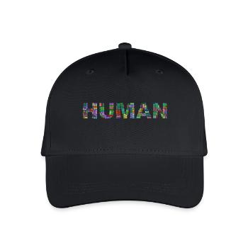 Human/Race - Casquette de baseball bio Enfant - noir - Devant