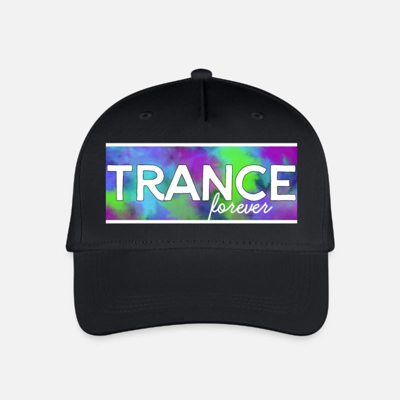 Trance forever - Kinder Bio Basecap - Schwarz