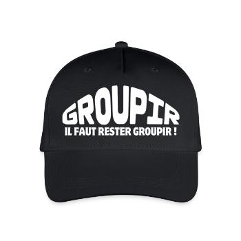 la septième compagnie, la 7ème compagnie - Casquette de baseball bio Enfant - noir - Devant