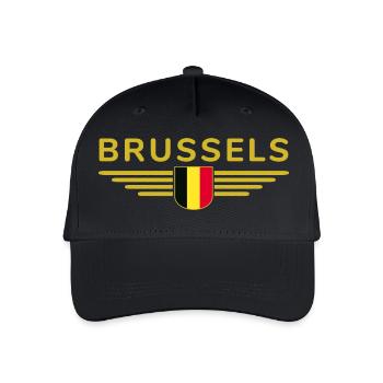 Brussels T-shirt for fans and lovers - Organic Kids’ Baseball Cap - black - Front
