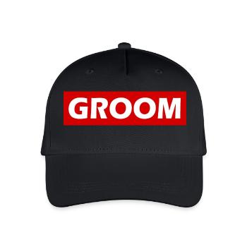 Groom - Casquette de baseball bio Enfant - noir - Devant