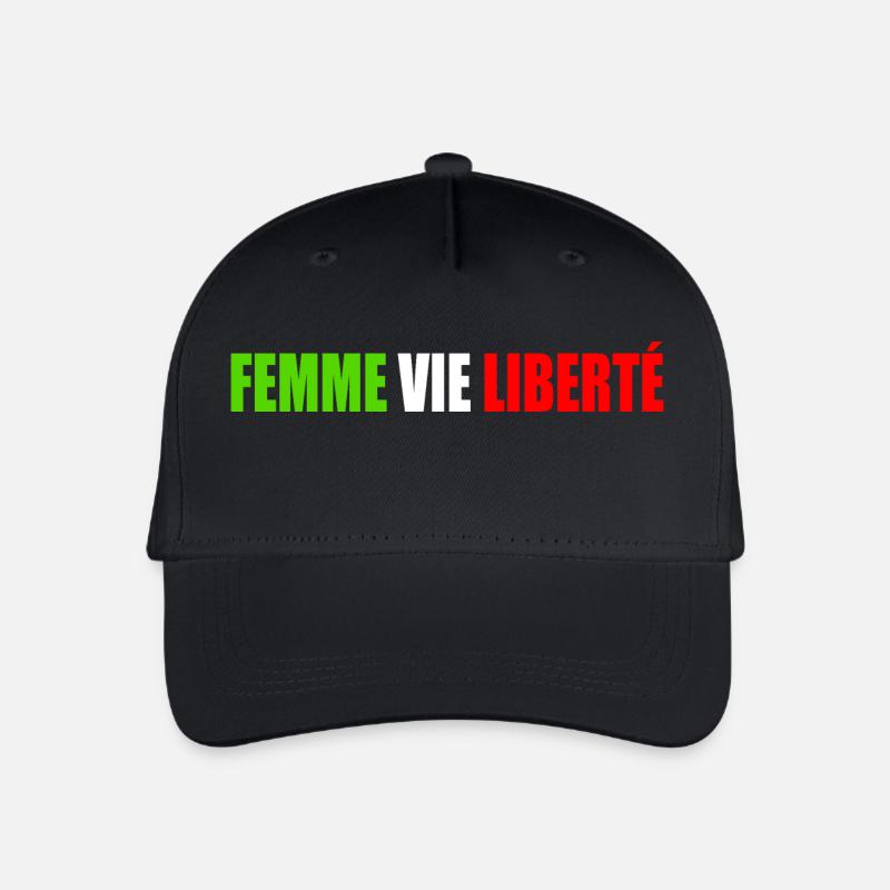 Freiheit des Frauenlebens - Kinder Bio Basecap - Schwarz