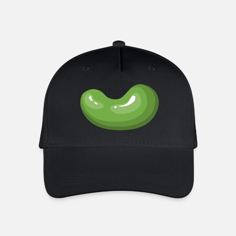 kidney beans bohnen veggie gemuese vegetables18 - Kinder Bio Basecap - Schwarz