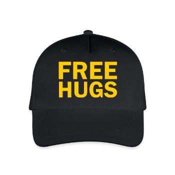 Free hugs - Organic Kids’ Baseball Cap - black - Front