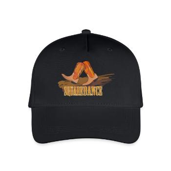 Square Dance - Cowboy boots on the parquet - Organic Kids’ Baseball Cap - black - Front
