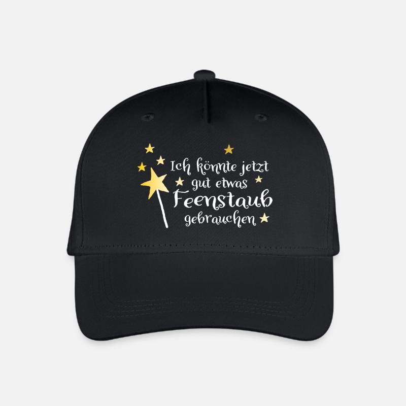 Feenstaub - Kinder Bio Basecap - Schwarz