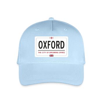 Panneau de la ville d’Oxford - Casquette de baseball bio Enfant - bleu clair - Devant