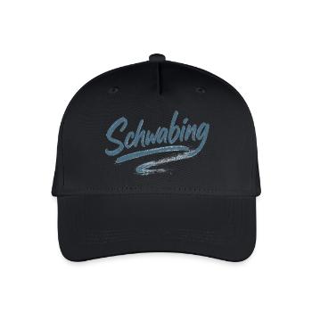 Schwabing Pinselstrich - Kinder Bio Basecap - Schwarz - Vorne