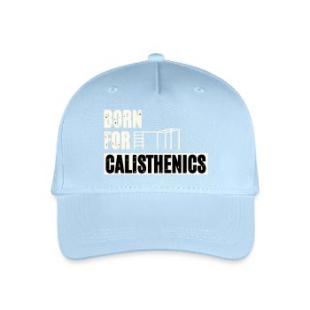 Né pour la callisthénie - Casquette de baseball bio Enfant - bleu clair - Devant