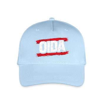 Logo du Pinceau Rouge ODA - Casquette de baseball bio Enfant - bleu clair - Devant