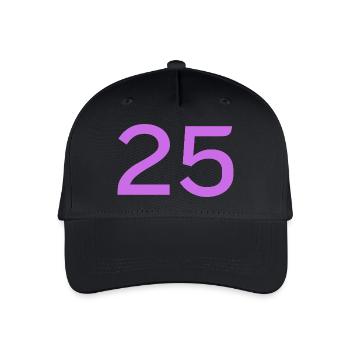 25 - Kinder Bio Basecap - Schwarz - Vorne