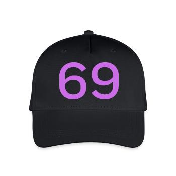 69 - Kinder Bio Basecap - Schwarz - Vorne