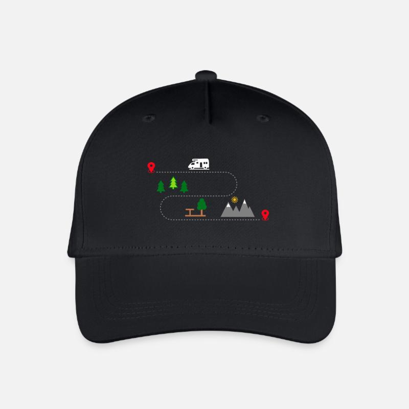 wohnmobil - Kinder Bio Basecap - Schwarz