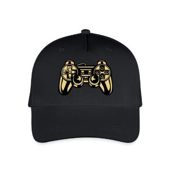 Gaming - Organic Kids’ Baseball Cap - black - Front
