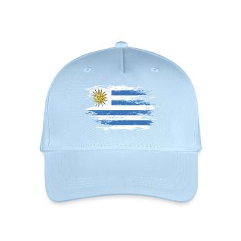 Drapeau uruguayen utilisé - Casquette de baseball bio Enfant - bleu clair - Devant