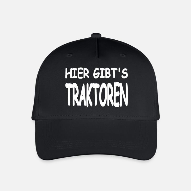 Traktoren - Kinder Bio Basecap - Schwarz