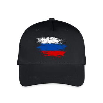 Drapeau russe utilisé - Casquette de baseball bio Enfant - noir - Devant