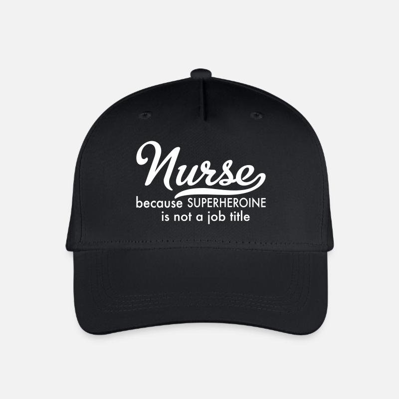 Krankenschwester - Kinder Bio Basecap - Schwarz