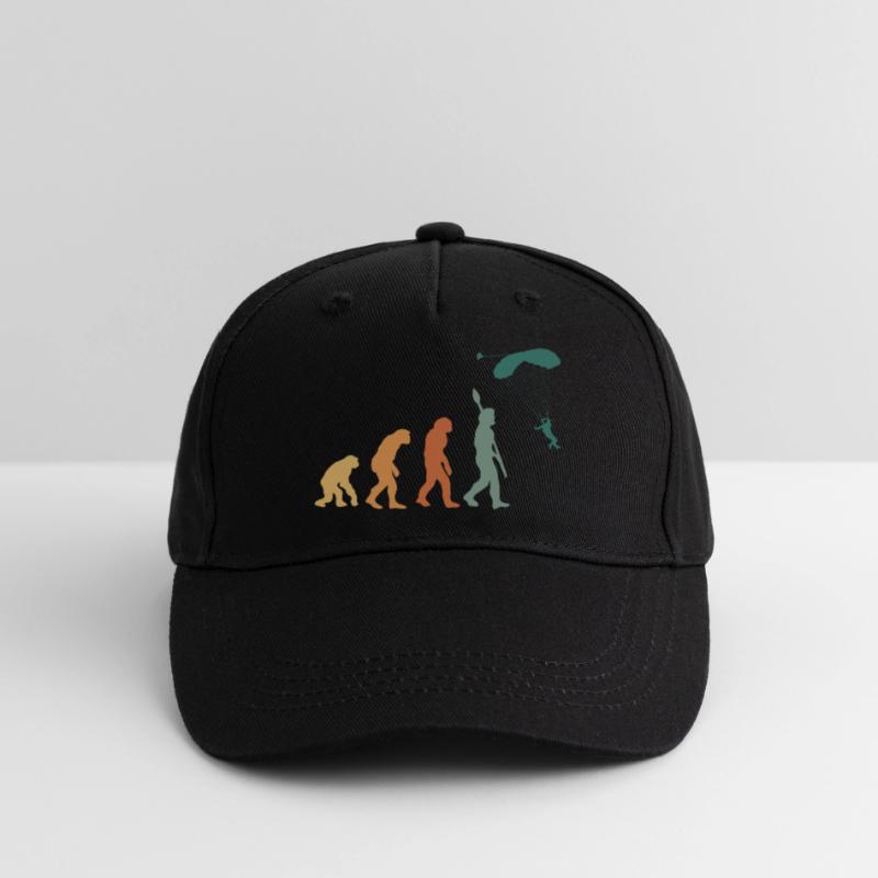 Evolution Retro Gleitschirmfliegen Kinder Bio Basecap