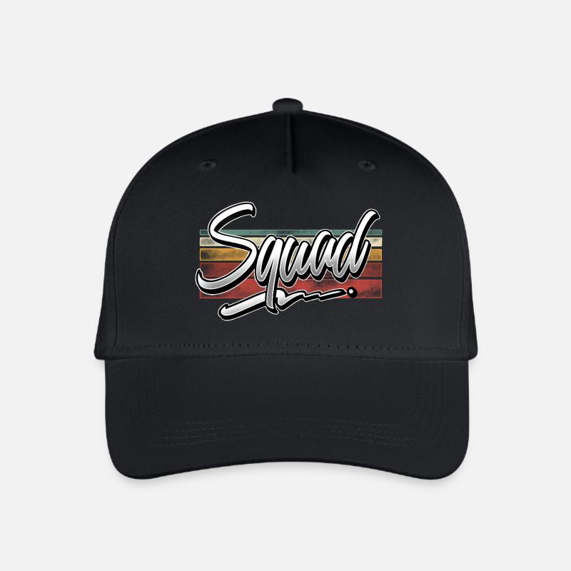 Squad - Kinder Bio Basecap - Schwarz